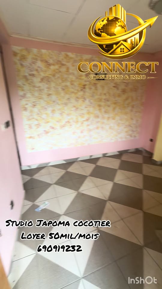 Studio moderne à louer – Japoma Cocotier